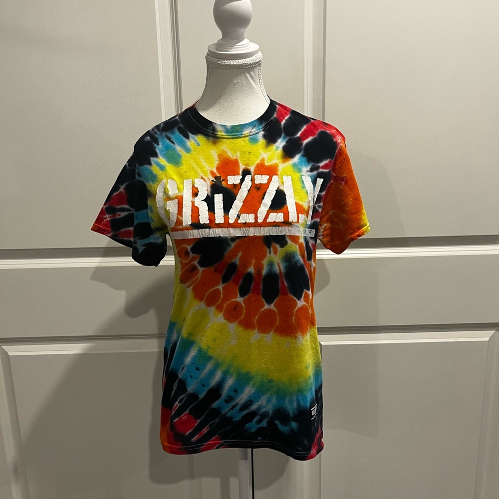 GRIZZLY GRIPTAPE Original TieDye Cotton Tee - Youth S